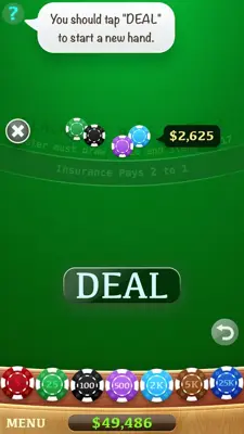 Blackjack android App screenshot 8